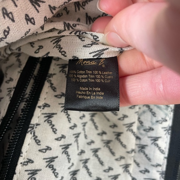 NWT Mona B ROSETTE TOTE - Picture 5 of 7